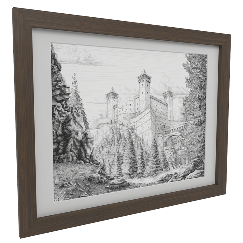 Castle Above the Ravine