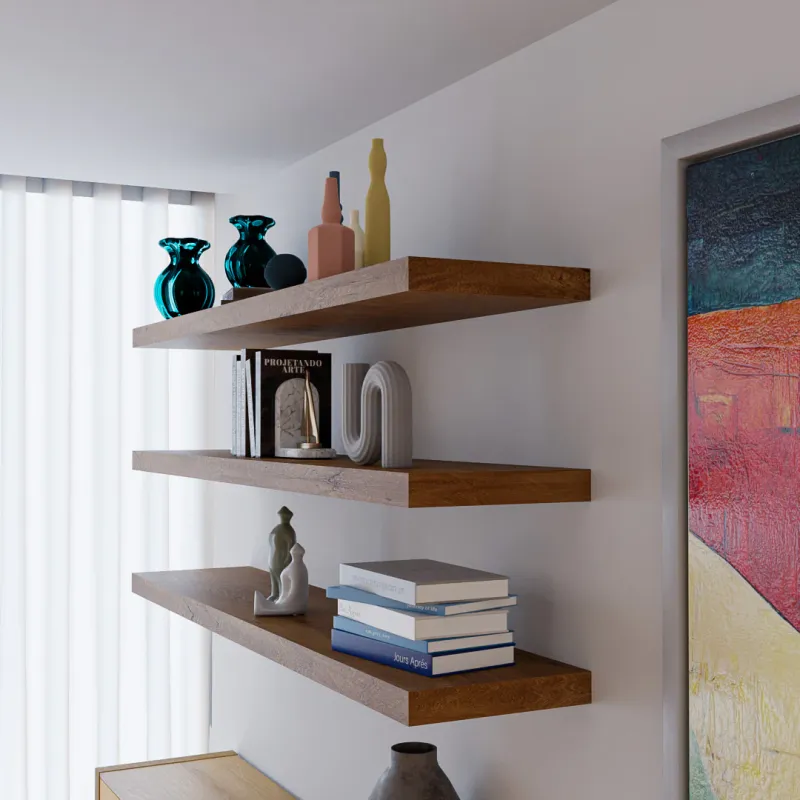 Floating shelves