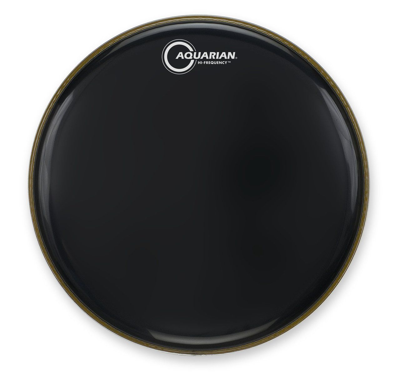 Aquarian Hi-Frequency Black Video Gloss Bass Drum