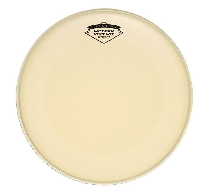 Aquarian Modern Vintage Medium Vintage Coated w/ Super Kick Ring Bass Drum