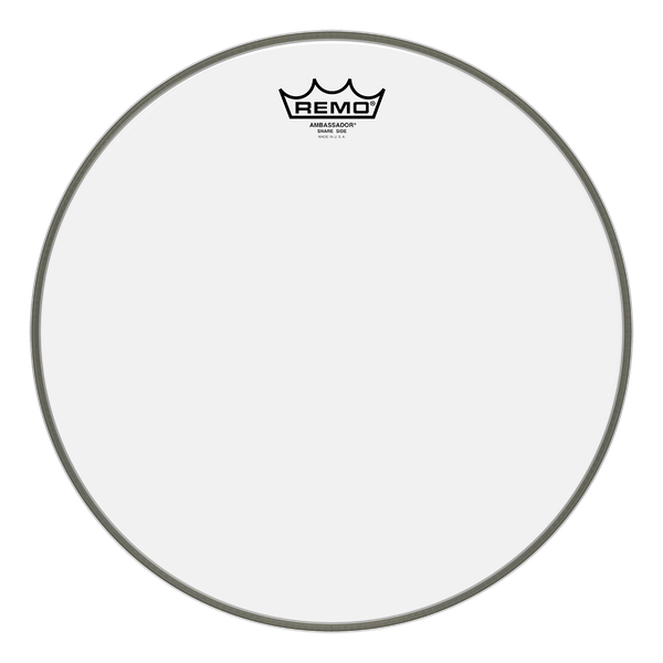 Remo Clear Ambassador Snare Side
