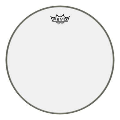 Remo Clear Ambassador Snare Side