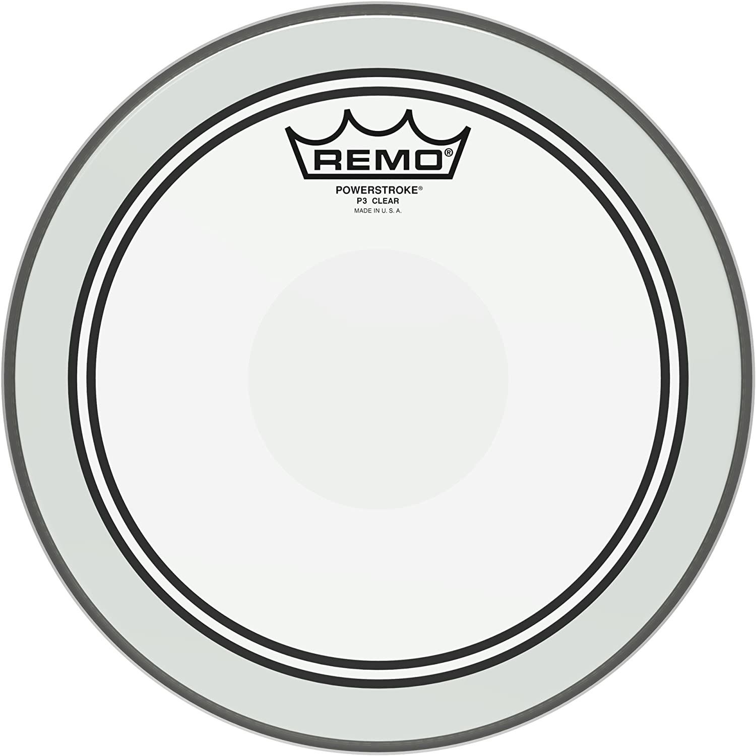 Remo Clear Powerstroke 3 w/ Clear Dot