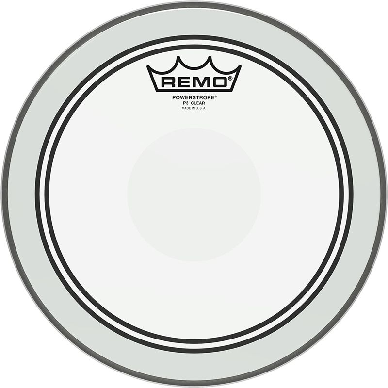 Remo Clear Powerstroke 3 w/ Clear Dot