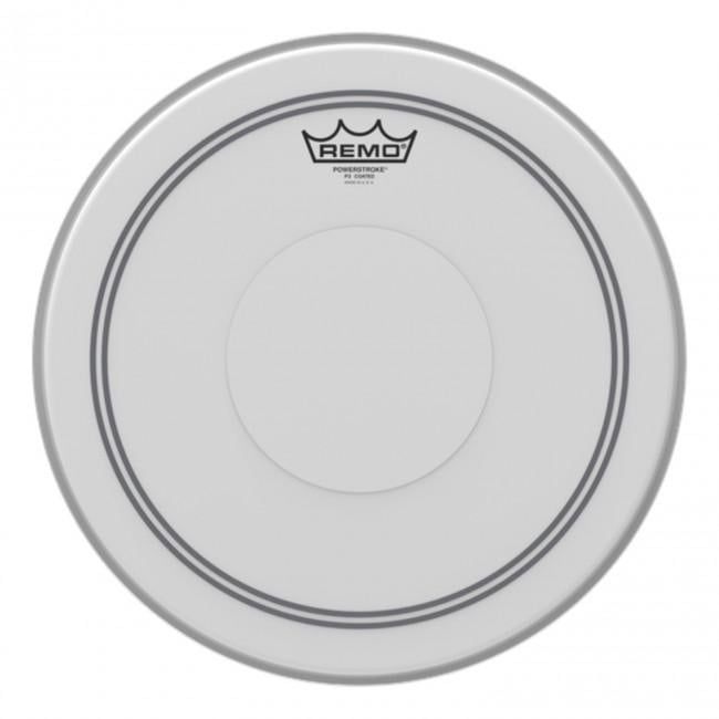 Remo Coated Powerstroke 3 w/ Clear Dot on Top