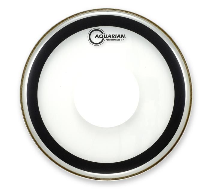 Aquarian Performance 2 Clear w/ Power Dot Bass Drum