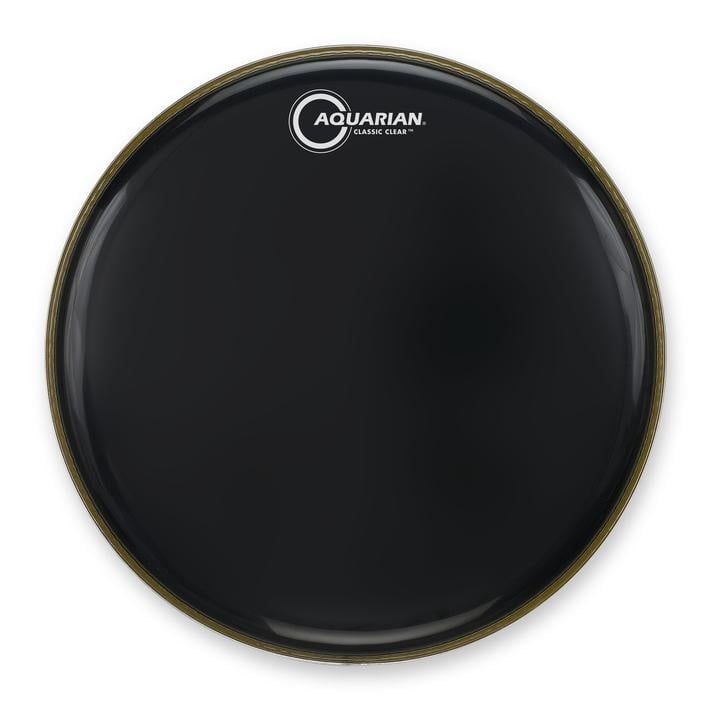 Aquarian Classic Clear Black Video Gloss Bass Drum