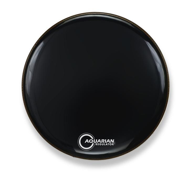 Aquarian Regulator Black Video Gloss Bass Drum