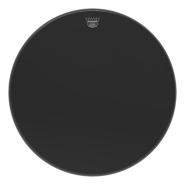 Remo Classic Fit Ebony Ambassador Bass Drum