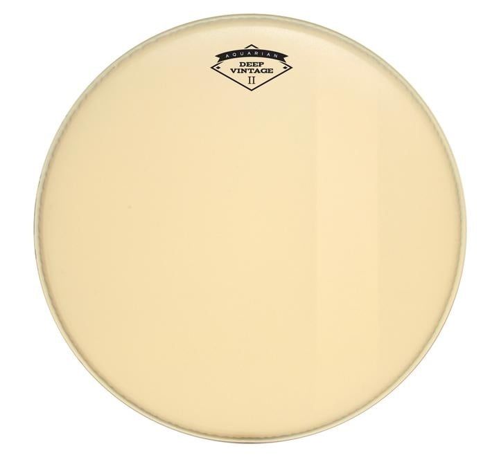 Aquarian Deep Vintage II w/ Felt Strip Bass Drum