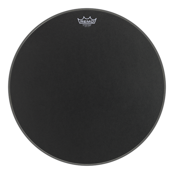 Remo Black Suede Powerstroke 3 Bass Drum 