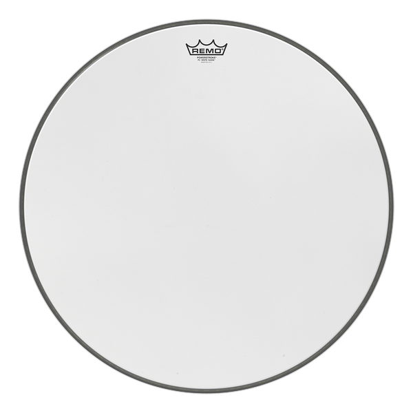 Remo White Suede Powerstroke 3 Bass Drum 