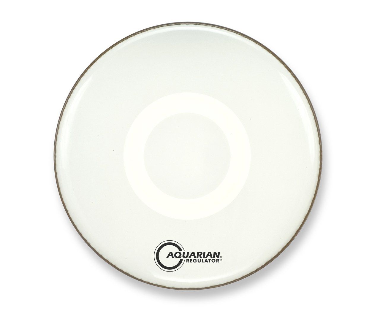 Aquarian Regulator White Video Gloss Bass Drum