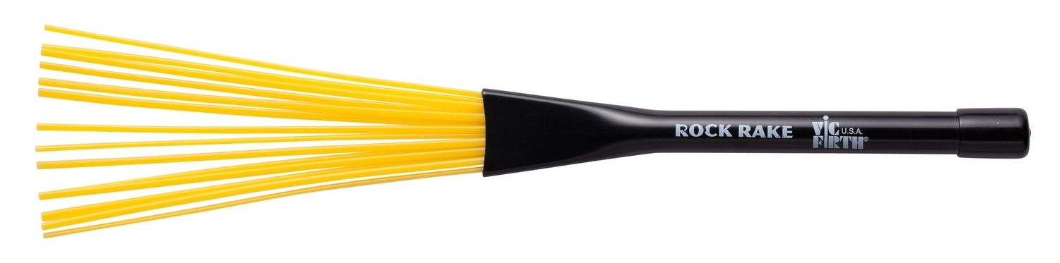 Vic Firth Rock Rake – Yellow Plastic (discontinued)
