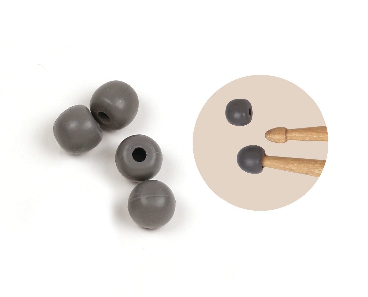 Vic Firth Universal Practice Tips (2 Pairs per Bag)