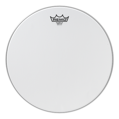 Remo Smooth White Crimped FALAMS XT w/ Underlay Ring