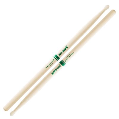 ProMark Classic  Forward 2B Raw Hickory, Oval Nylon Tip Drumstick