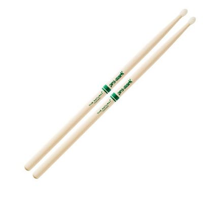 ProMark Classic Forward 5B Raw Hickory, Oval Nylon Tip Drumstick