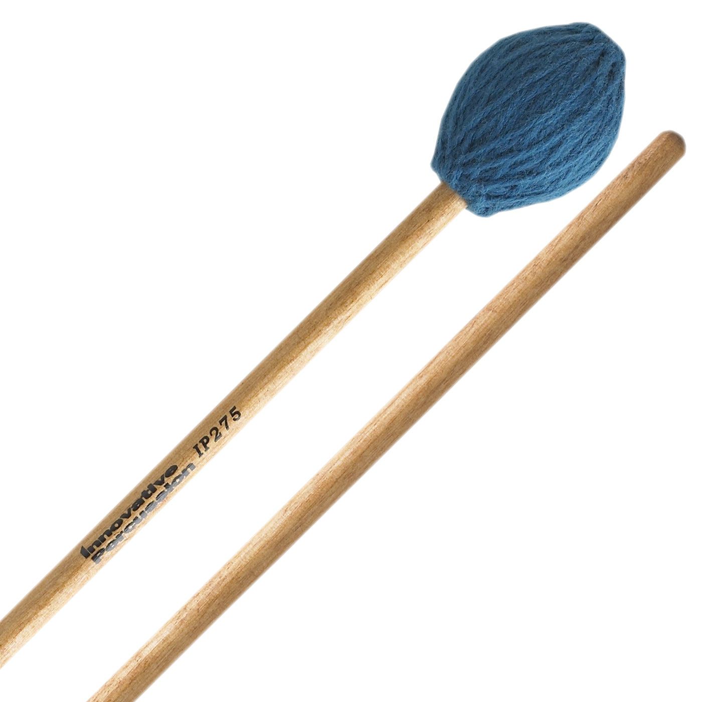IP MEDIUM HARD LEGATO MARIMBA MALLETS - TEAL YARN - BIRCH
