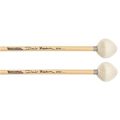 IP  DAVID FRIEDMAN /  VIBRAPHONE MALLETS - IVORY YARN/GREY TAPE - RATTAN