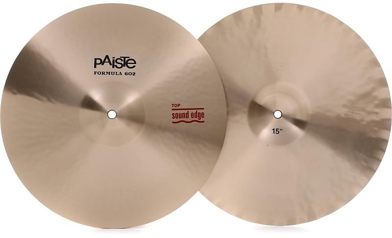 PAISTE 15&quot; FORMULA 602 SOUND EDGE HI-HAT