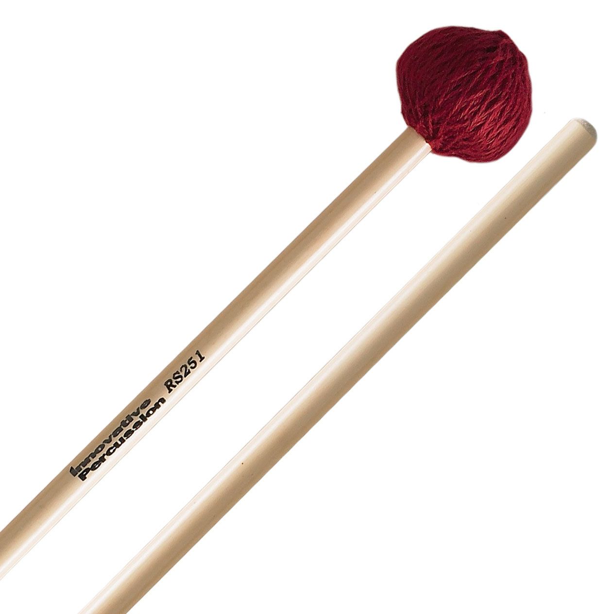 IP MEDIUM VIBRAPHONE / MARIMBA MALLETS - WINE CORD - RATTAN