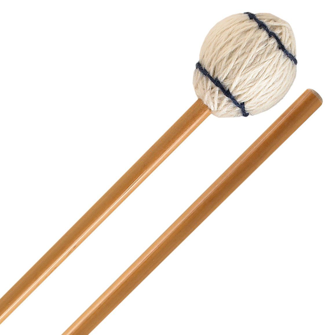 IP EXTRA SOFT MARIMBA MALLETS - OFF-WHITE YARN - RATTAN