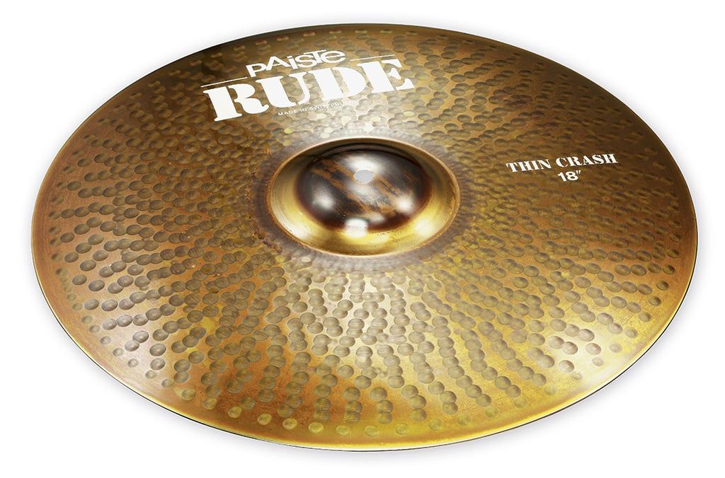 PAISTE 18&quot; RUDE THIN CRASH