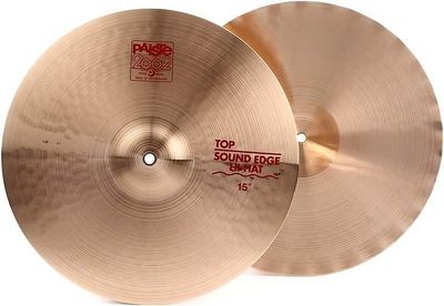 PAISTE 15" 2002 SOUND EDGE HI-HAT
