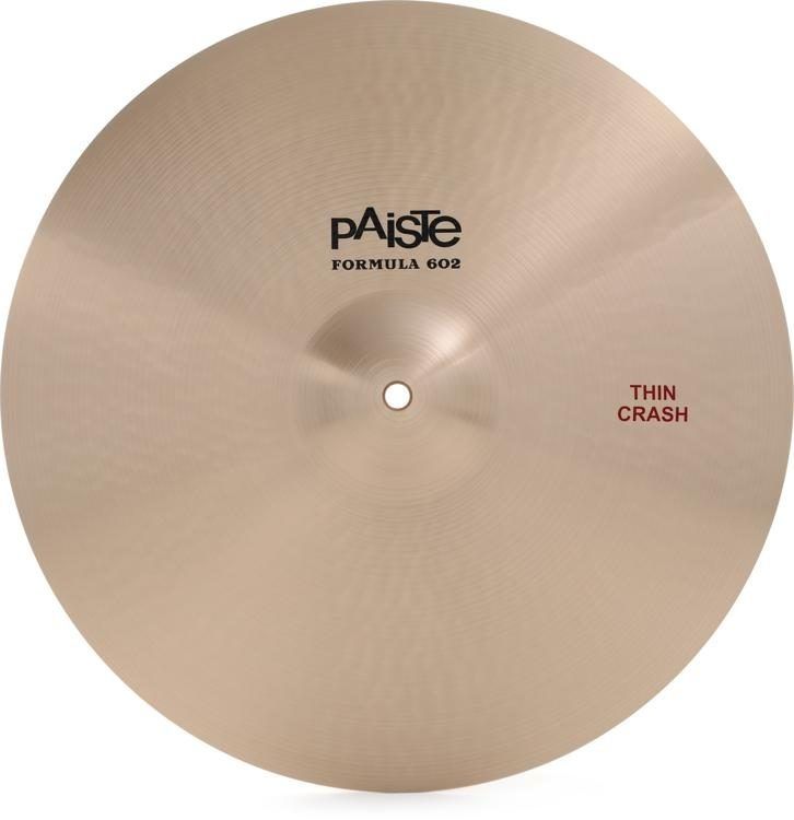 PAISTE 17&quot; FORMULA 602 THIN CRASH