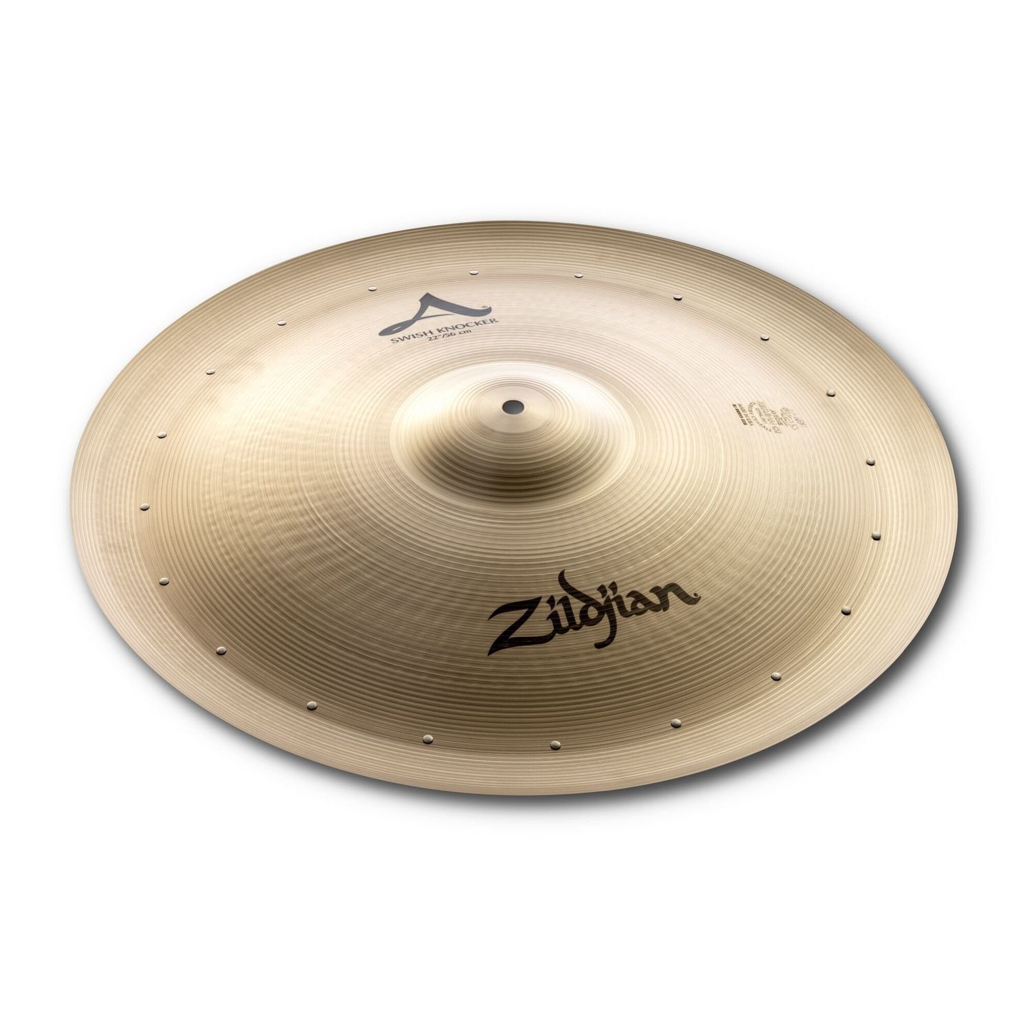 Zildjian 22&#39;&#39; A Zildjian Swish Knocker w/ 20 Rivets