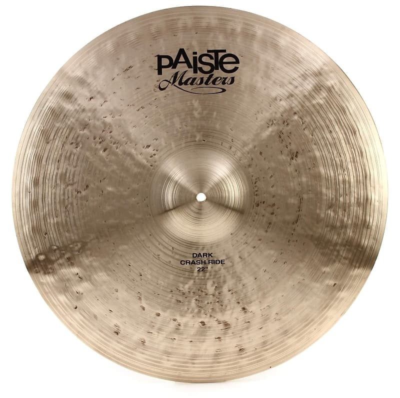 PAISTE 22" MASTERS DARK CRASH RIDE