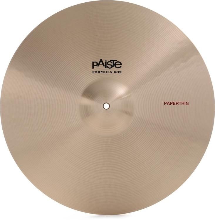 PAISTE 20&quot; FORMULA 602 PAPERTHIN