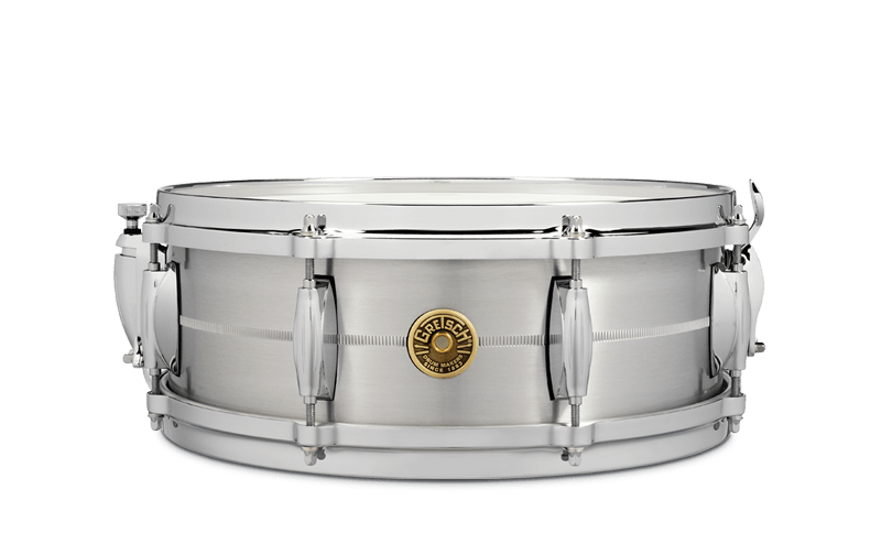 Gretsch USA 5x14 Solid Aluminum, 8-lug w/ Micro Sensitive Throw