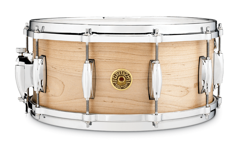 Gretsch USA 6.5X14 Solid Maple Micro Sensitive Throw