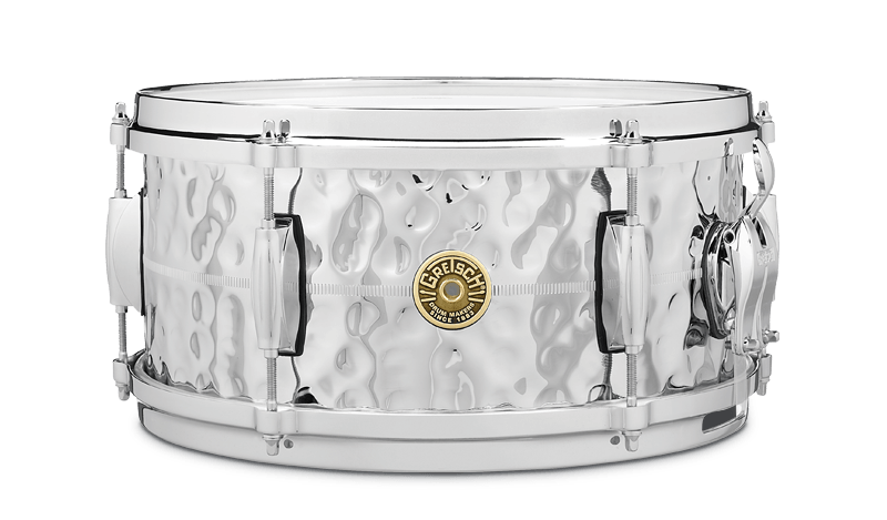 Gretsch USA 6x13 Hammered Chrome Over Brass, 6-lug