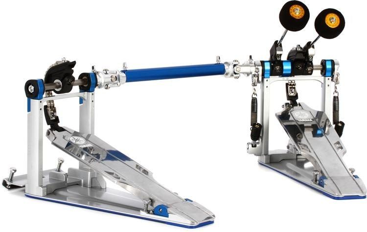 Yamaha Double Bass Drum Pedal - Double Chain Drive - Long Footboard - Side Hoop Clamp - Belt Drive Included