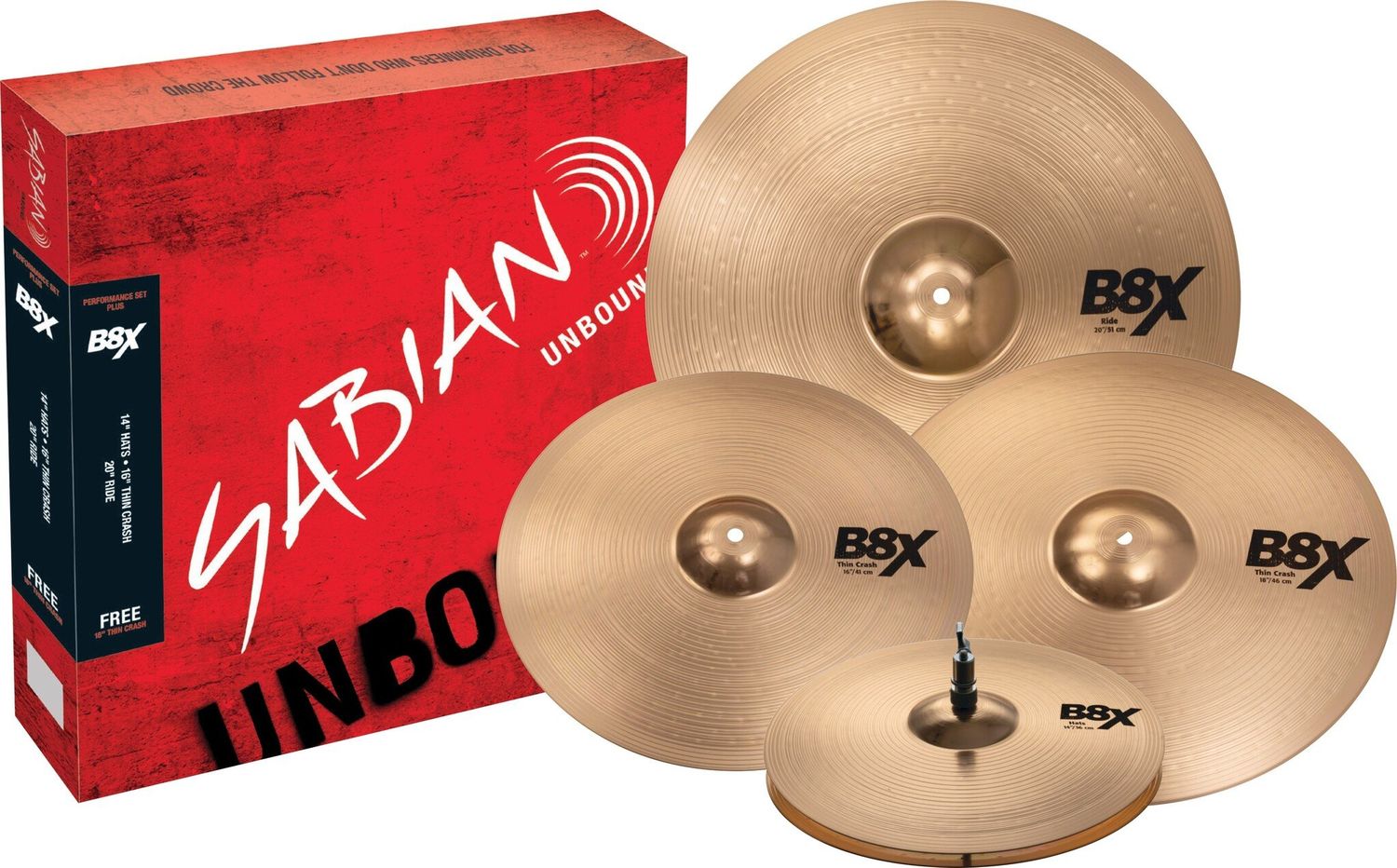 Sabian B8X PERF. SET PLUS