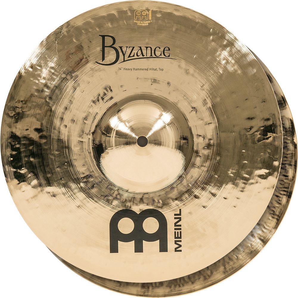 Meinl Byzance 14&#39;&#39;  Heavy Hammered Hihat, Brilliant