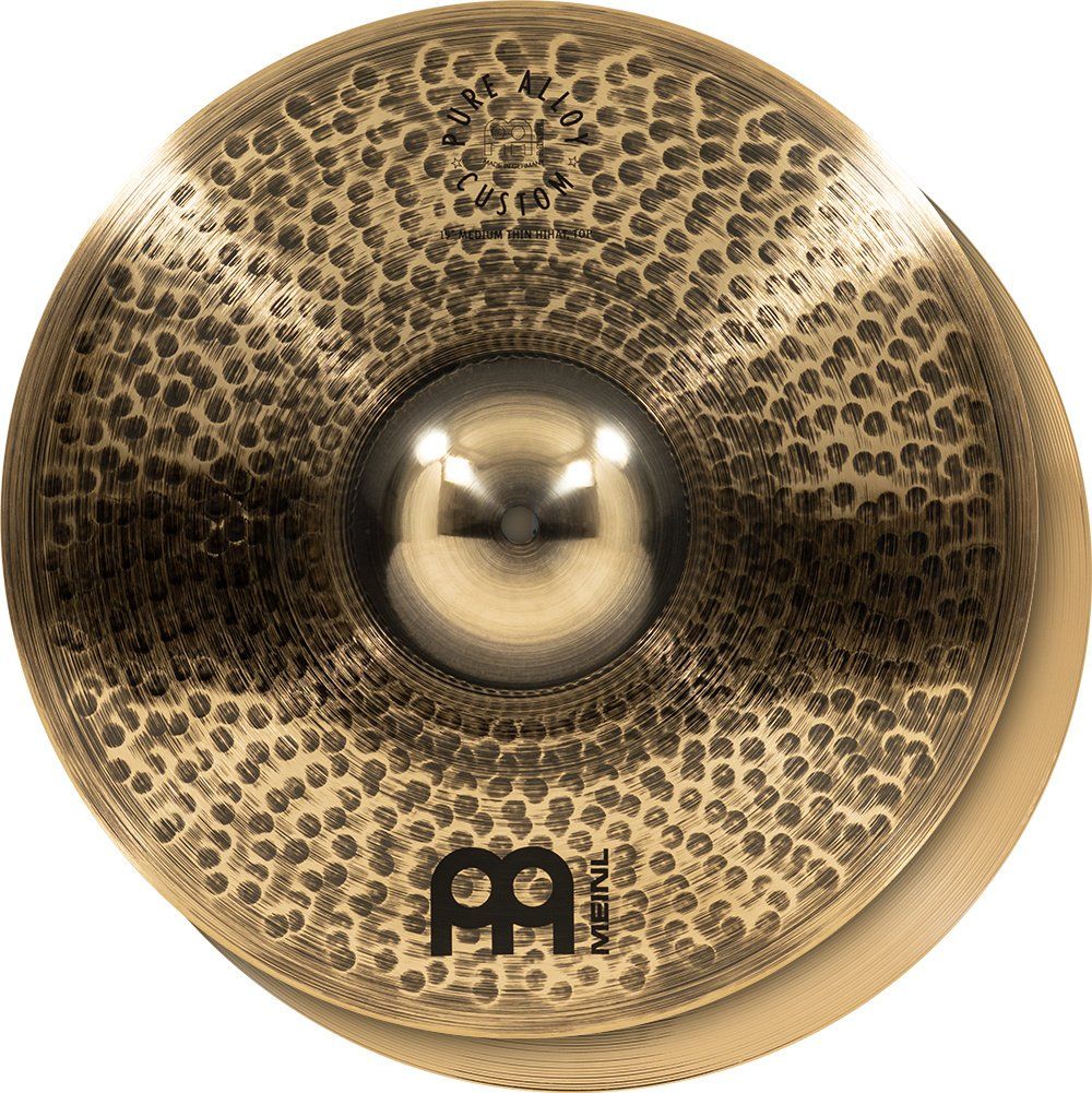Meinl 15&#39;&#39; Pure Alloy Custom Medium Thin Hihat, pair