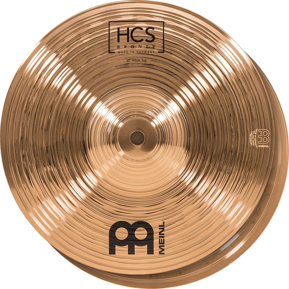 Meinl 10&#39;&#39; HCS Bronze Hihat, pair