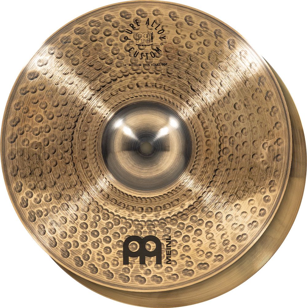 Meinl 14&#39;&#39;  Pure Alloy Custom Medium Thin Hihat, pair
