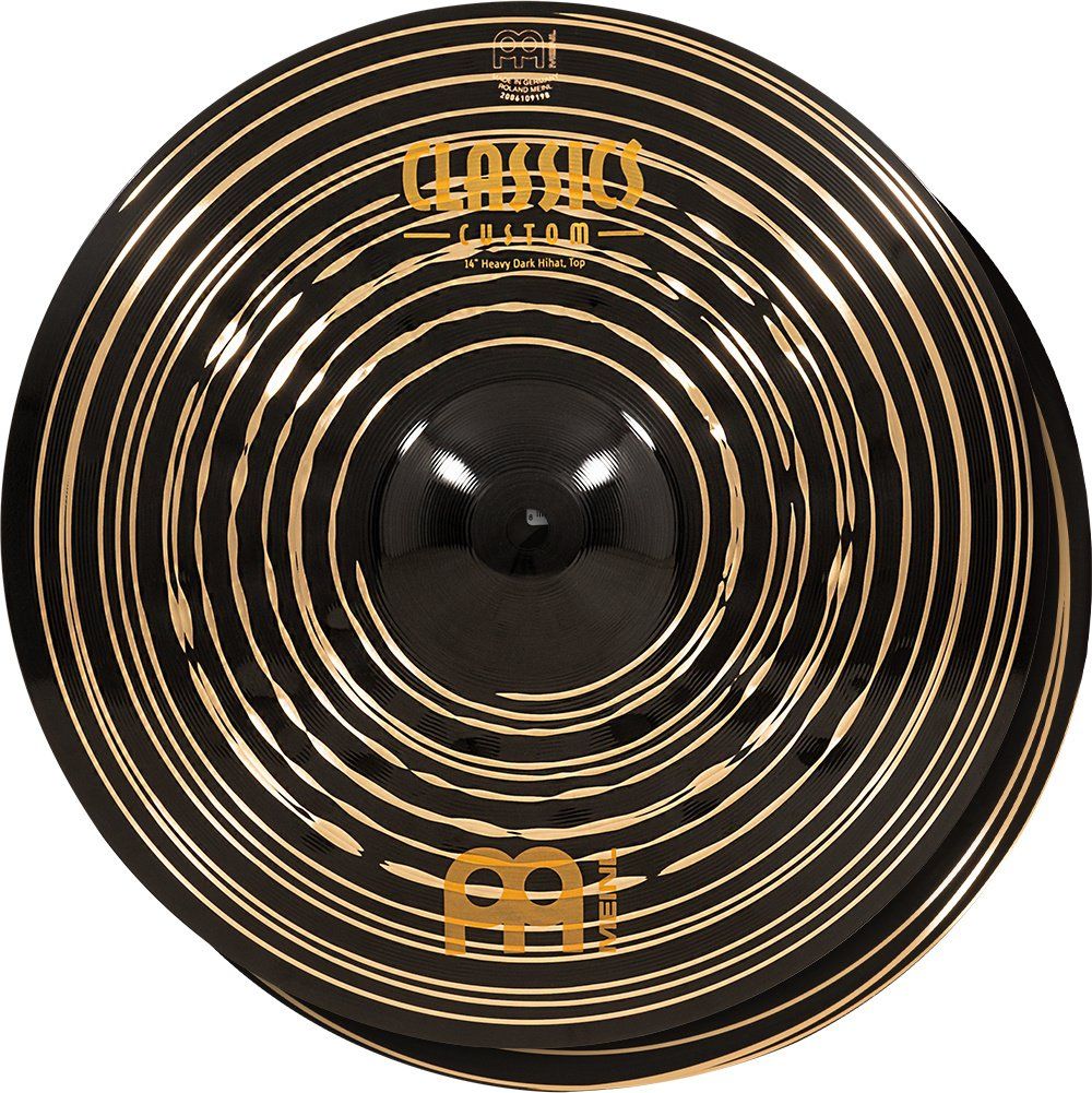 Meinl 14&#39;&#39;  Classics Custom Heavy Dark Hihat, pair