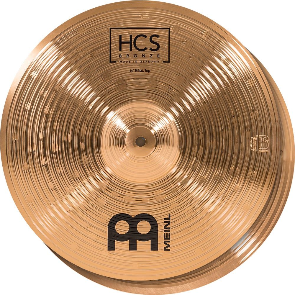 Meinl 14&#39;&#39;  HCS Bronze Hihat, pair