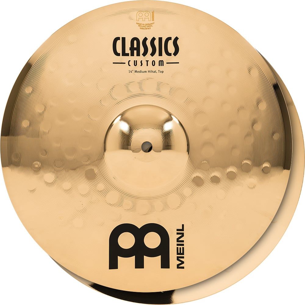 Meinl 14&#39;&#39;  Classics Custom Brilliant Medium Hihat,pair
