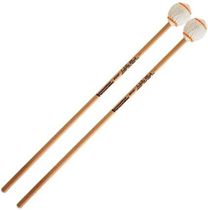 IP HARD MARIMBA MALLETS - OFF-WHITE YARN - RATTAN