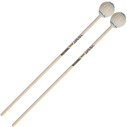 IP SOFT MARIMBA MALLETS - OFF-WHITE YARN - BIRCH