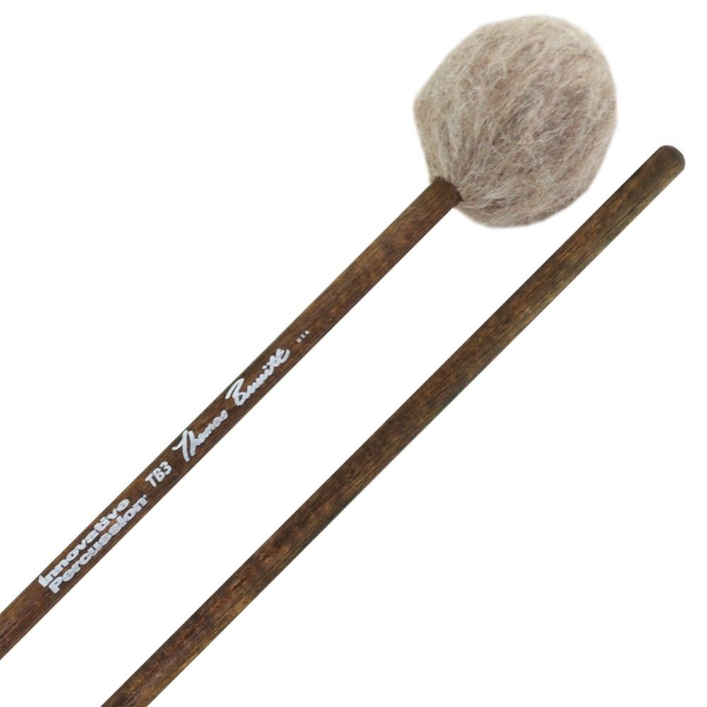 IP MEDIUM MARIMBA MALLETS - MOCHA YARN - WALNUT STAINED BIRCH