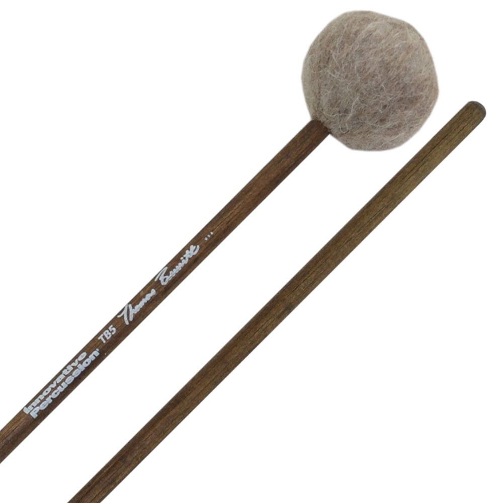 IP HARD MARIMBA MALLETS - MOCHA YARN - WALNUT STAINED BIRCH