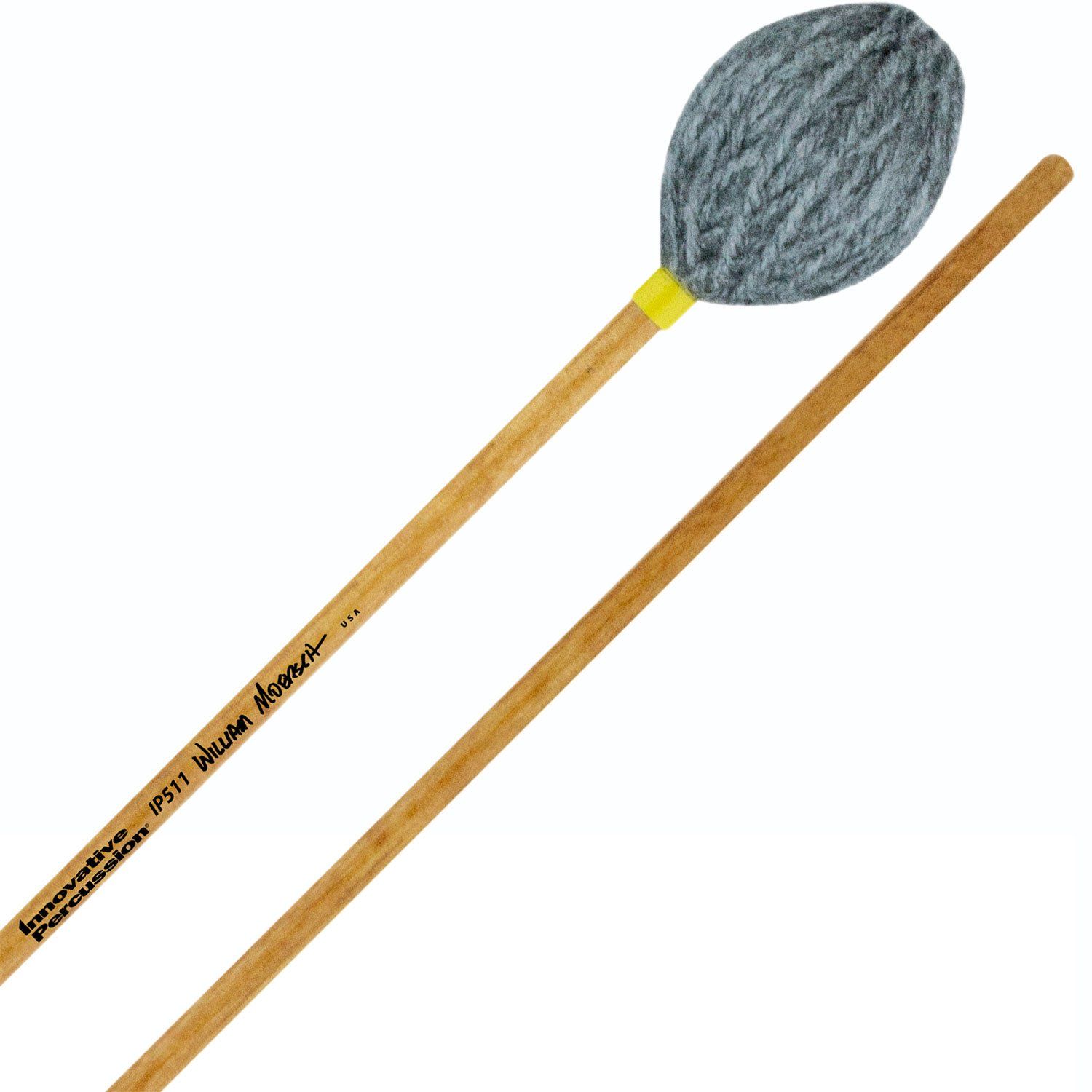 IP SOFT MARIMBA MALLETS - HEATHER GRAY YARN - BIRCH